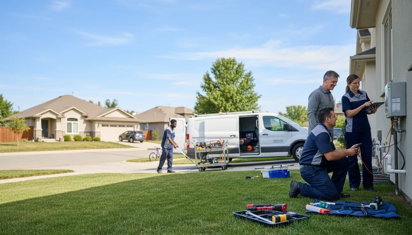 Tankless water heater service in Eureka, MO